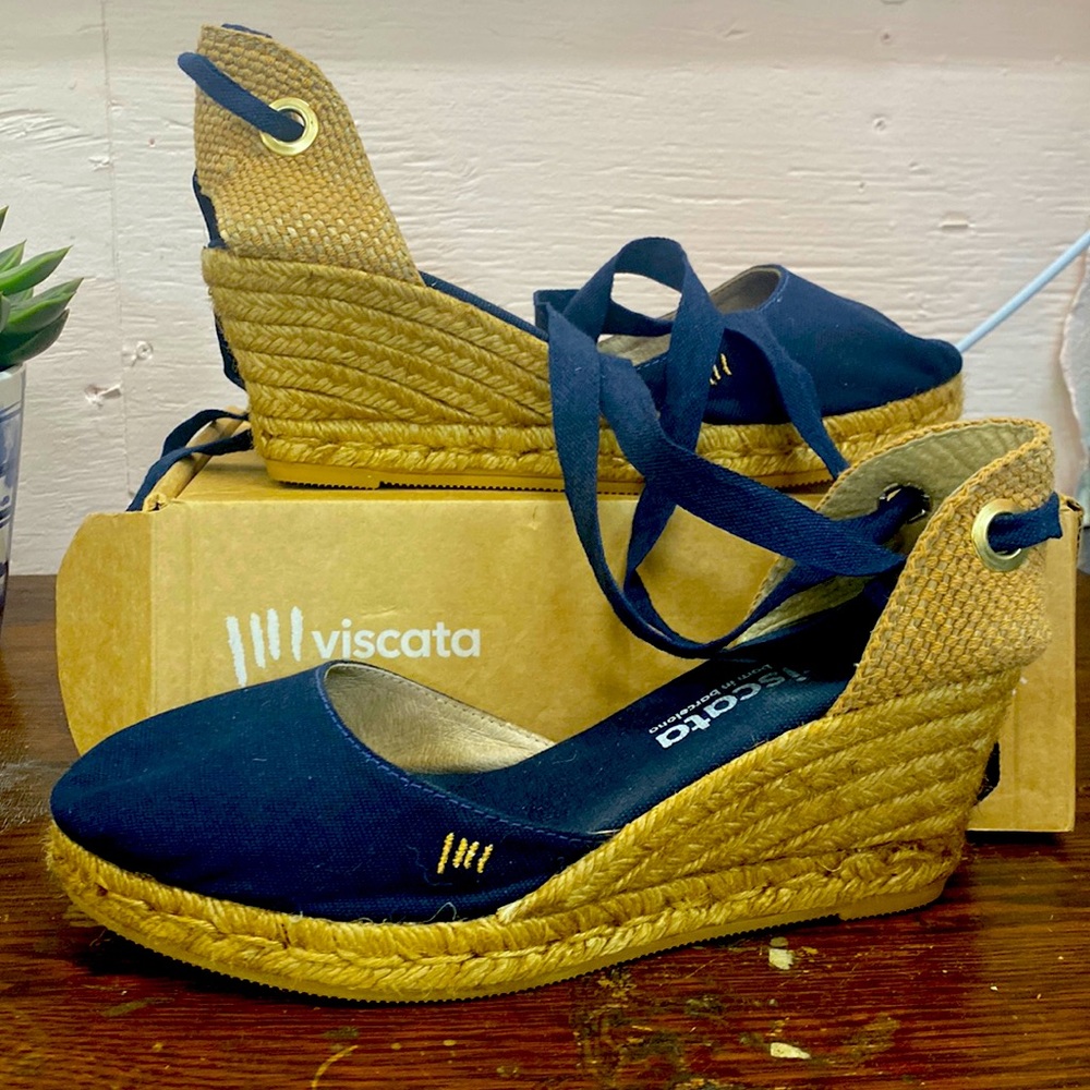Viscata Gava Canvas Wedges